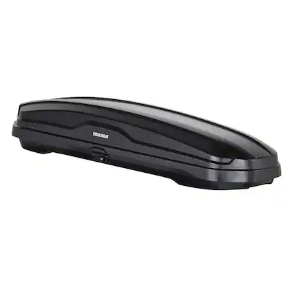 Front. Yakima - Yakima SkyBox NX Skinny 12 Rooftop Cargo Box, Fits StreamLine Crossbar, Black - black.