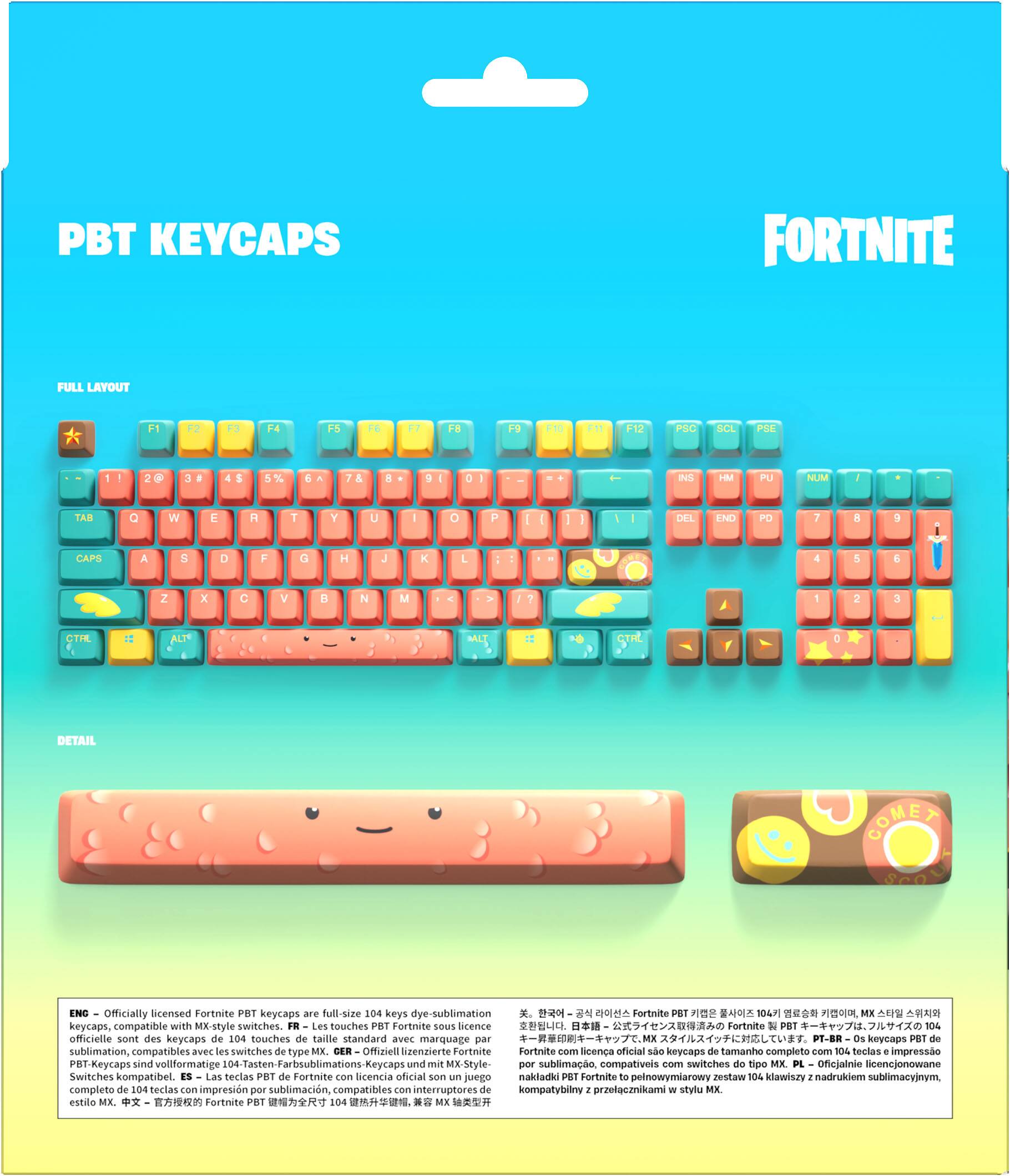 SteelSeries PBT Accessory Keycaps Fortnite Guff Edition Multi - Best Buy