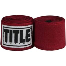 TITLE Boxing - 180" Semi Elastic Mexican Handwraps - Maroon