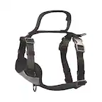 Front. PET MARVEL - PET MARVEL Adjustable Embroidered Stylish Dog Harness, Grey, XL - Grey.