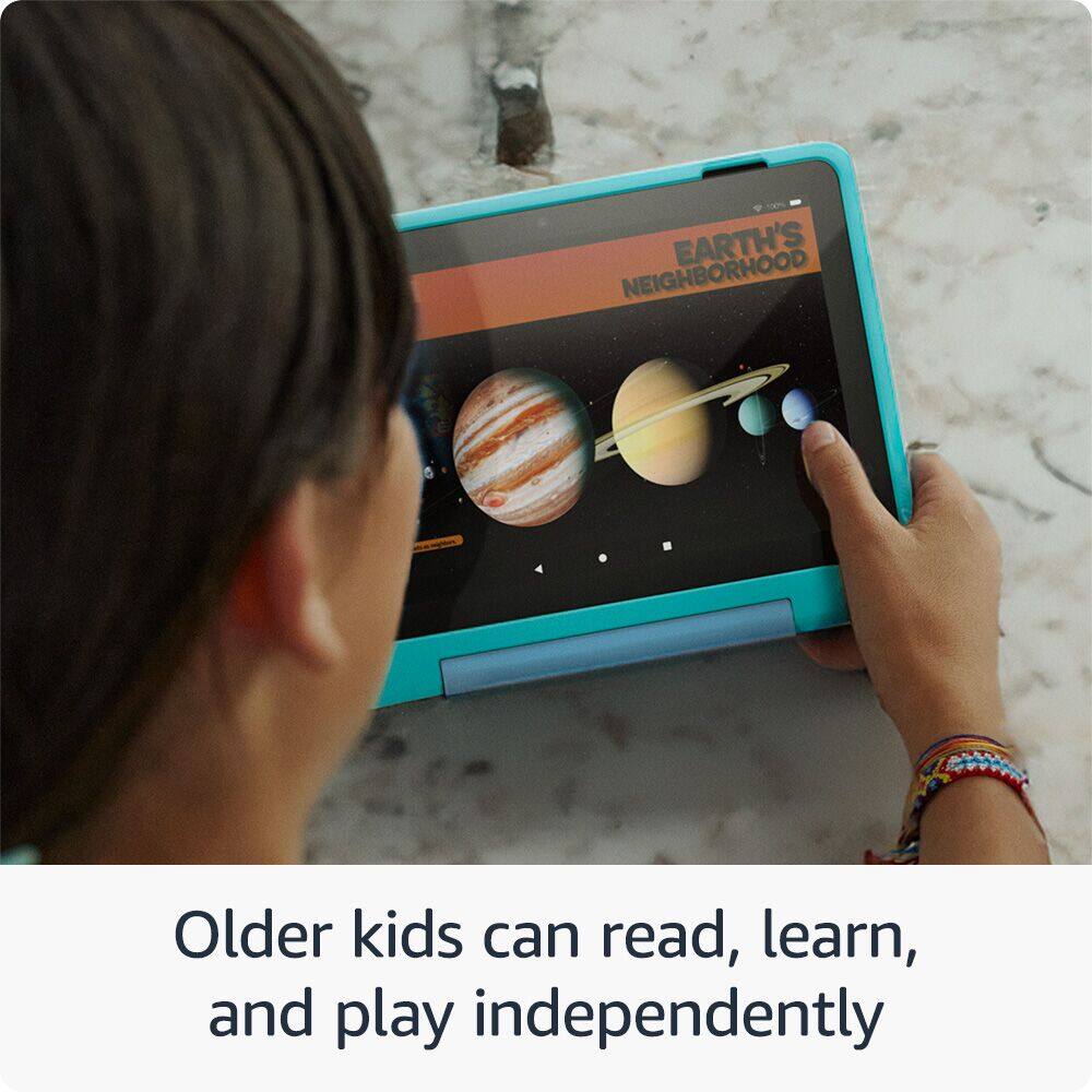 Older kids can read, learn, and play independently.