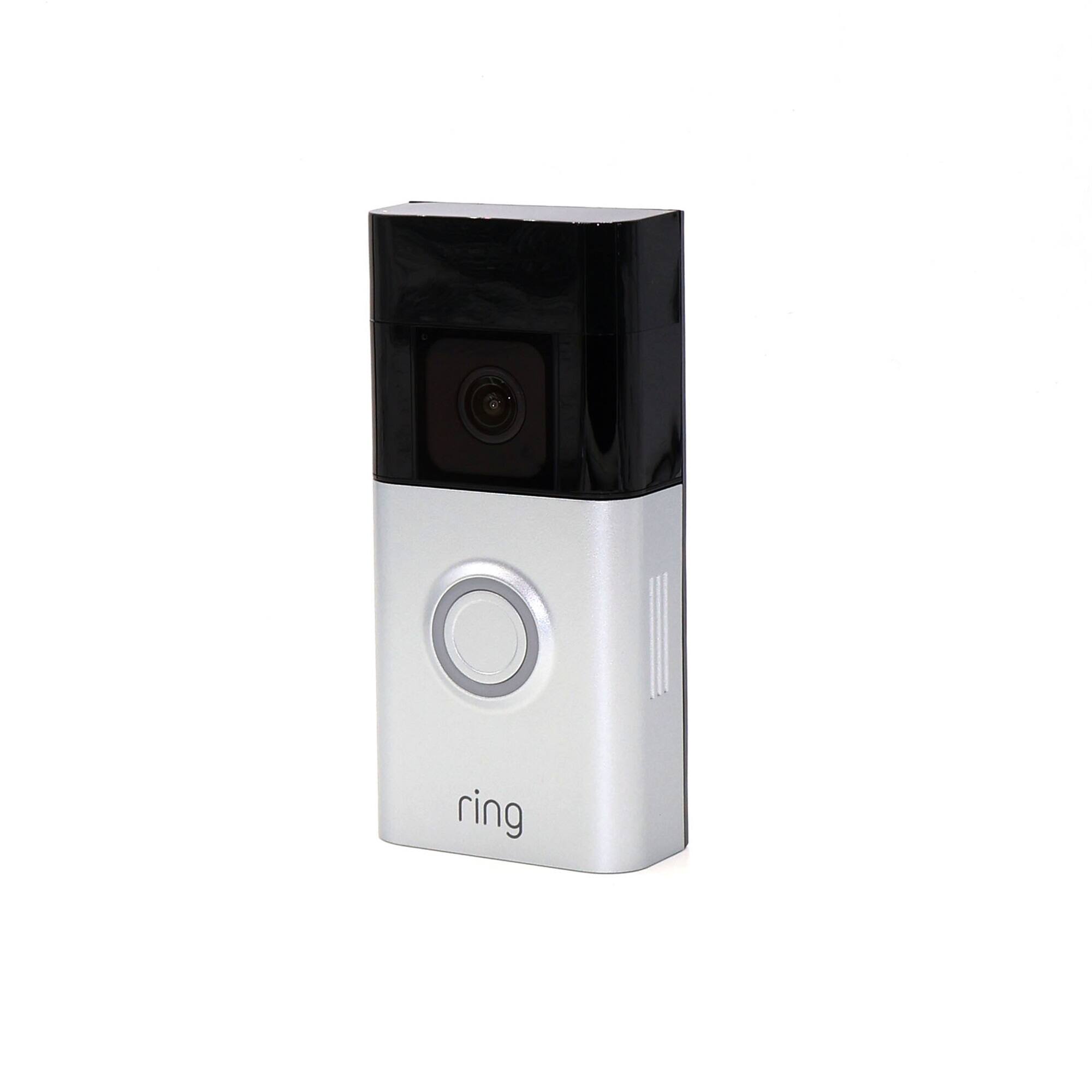 Angle. Ring - 3x Ring Battery Doorbell Pro Smart Wi-Fi Video Doorbel (Satin Nickel) - Satin Nickel.