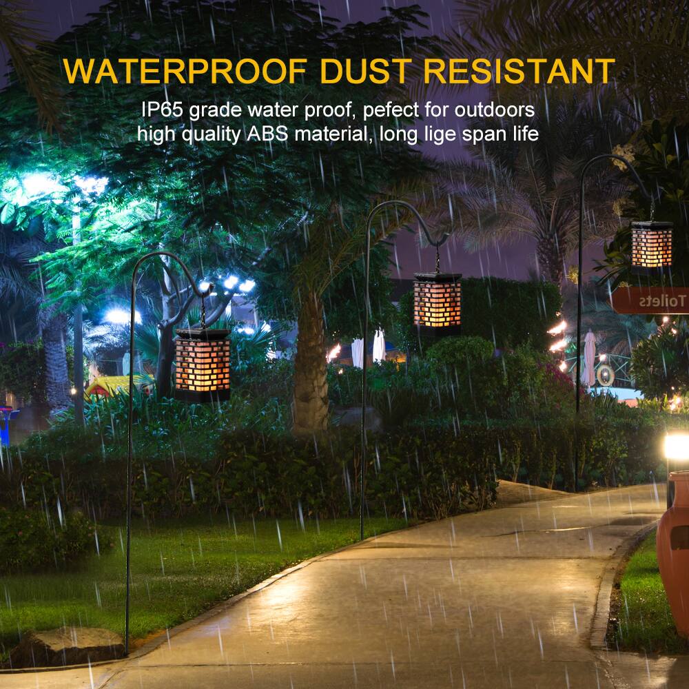 WATERPROOF DUST RESISTANT  
IP65 grade water proof, perfect for outdoors  
high quality ABS material, long life span