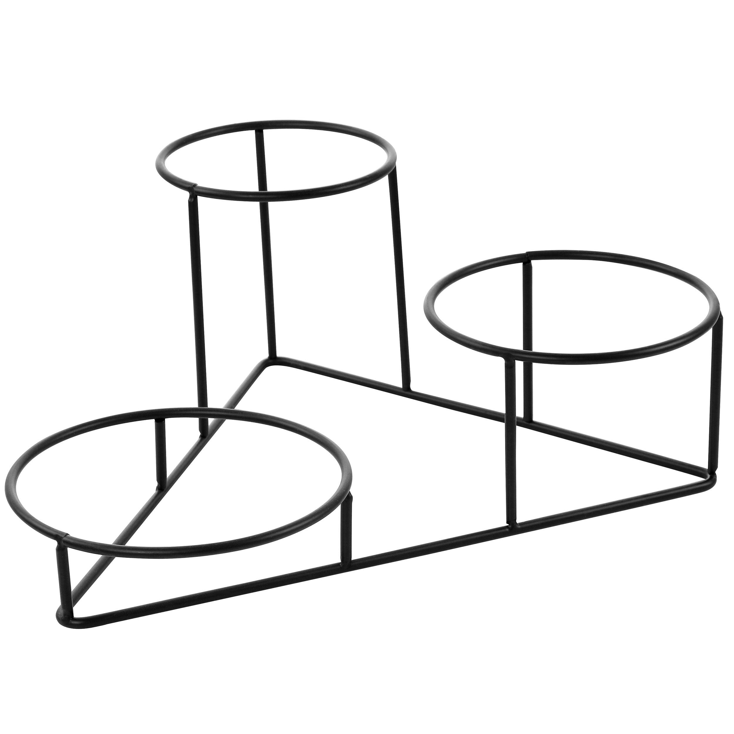 Alt View 4. Gibson - Gibson Elite 4 Piece Bowl Set with Metal Rack - White.