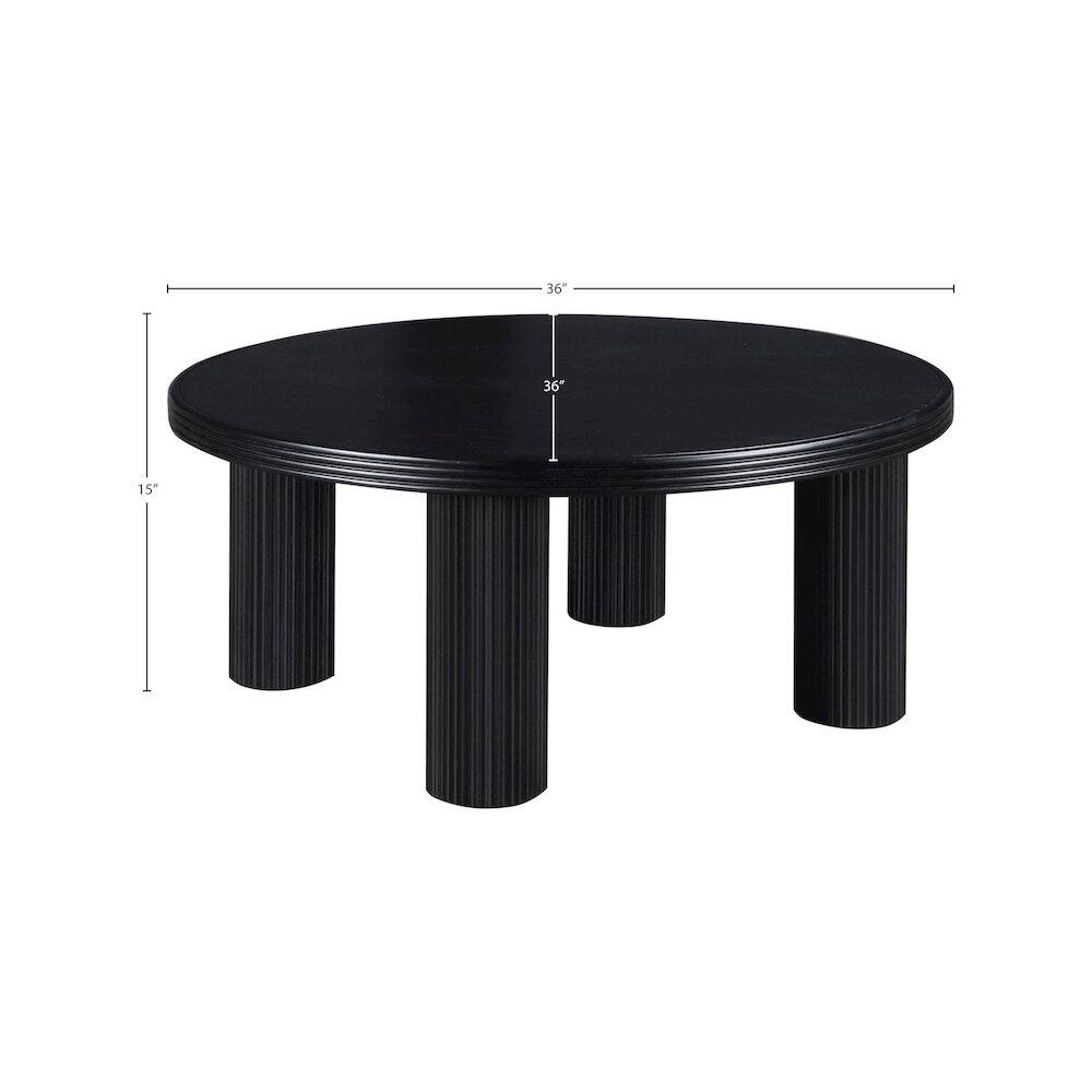 Alt View 4. Meridian Furniture - Hayden Black Coffee Table - Black.