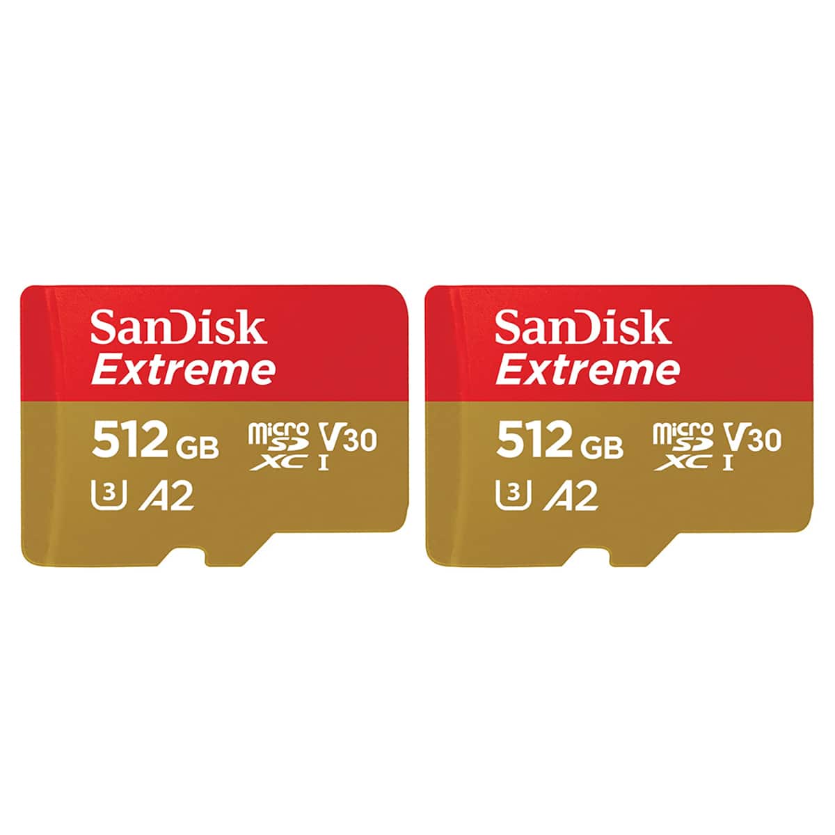SANDISK - Extreme UHS-I U3 microSDXC Memory Card - 512GB, 2-Pack price history on PriceWatchPro