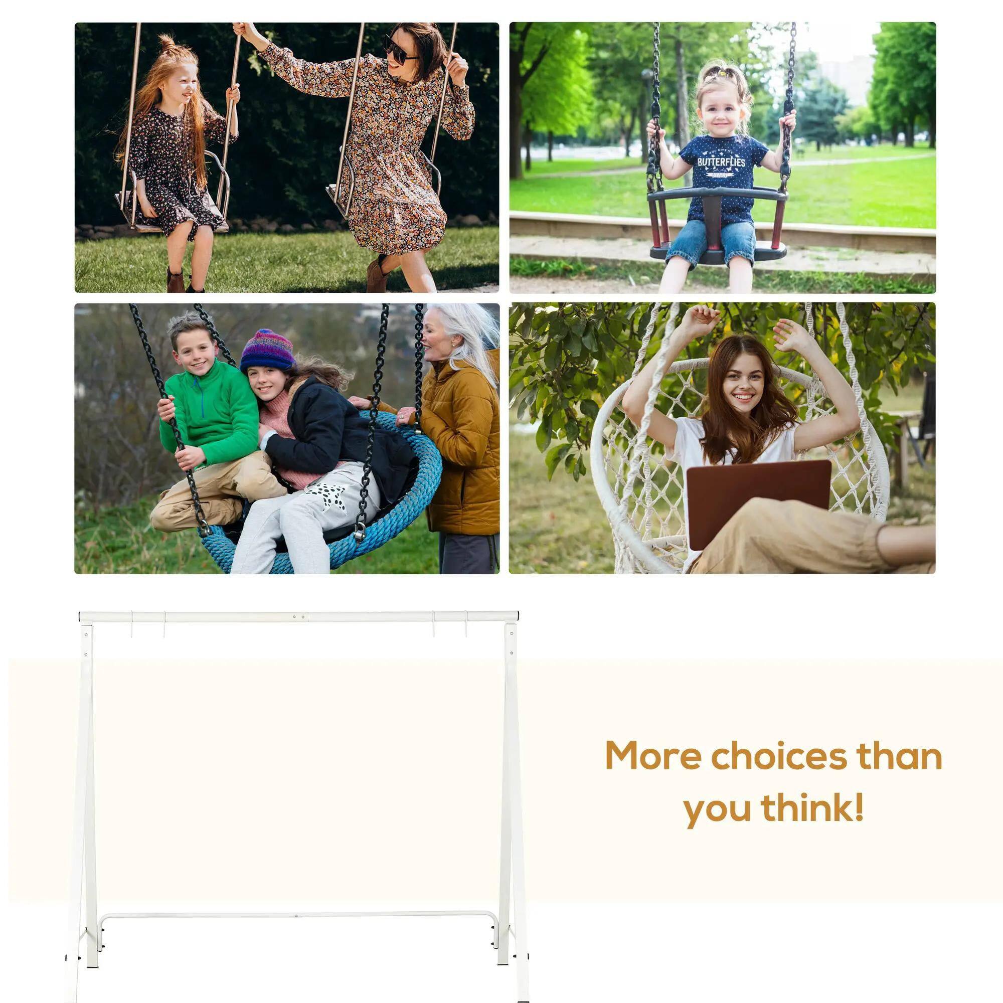 The text in the image is: "More choices than you think!"