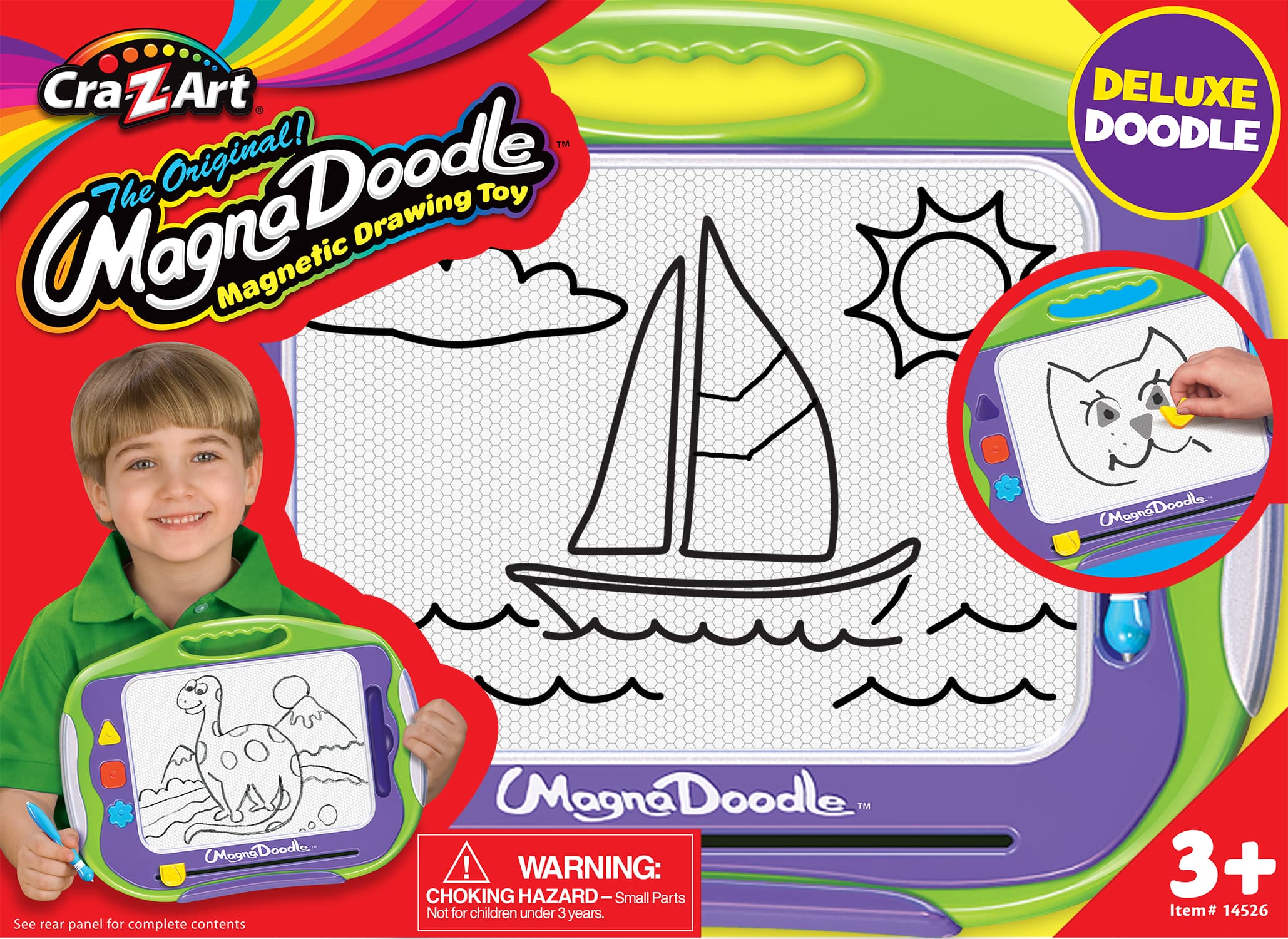 Easy Playhouse Cra-z-art The Original Magna Doodle Magnetic Drawing Toy 