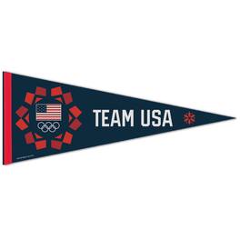 WinCraft - Team USA Milano Cortina 2026 Winter Olympics 12'' x 30'' Premium Quality Pennant - Multicolor