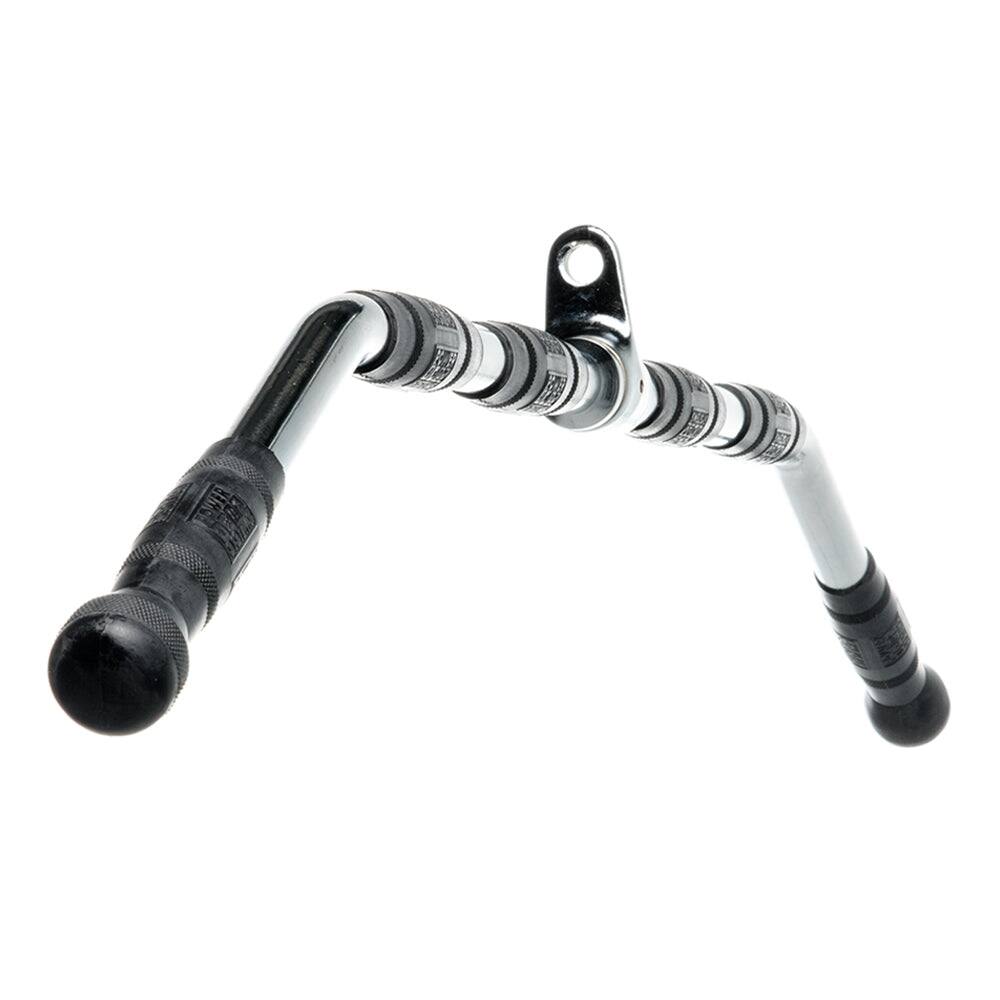 Alt View 2. Power Systems - Revolving Lat Pulldown Bar – 48" Chrome Cable Machine Lat Bar Attachment - Black.