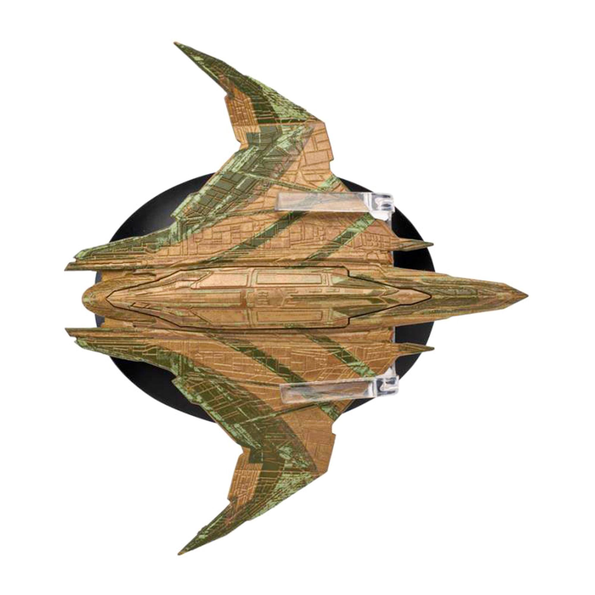 Alt View 2. Eaglemoss - Eaglemoss Star Trek Picard Ship Replica | Romulan Flagship - Brown.