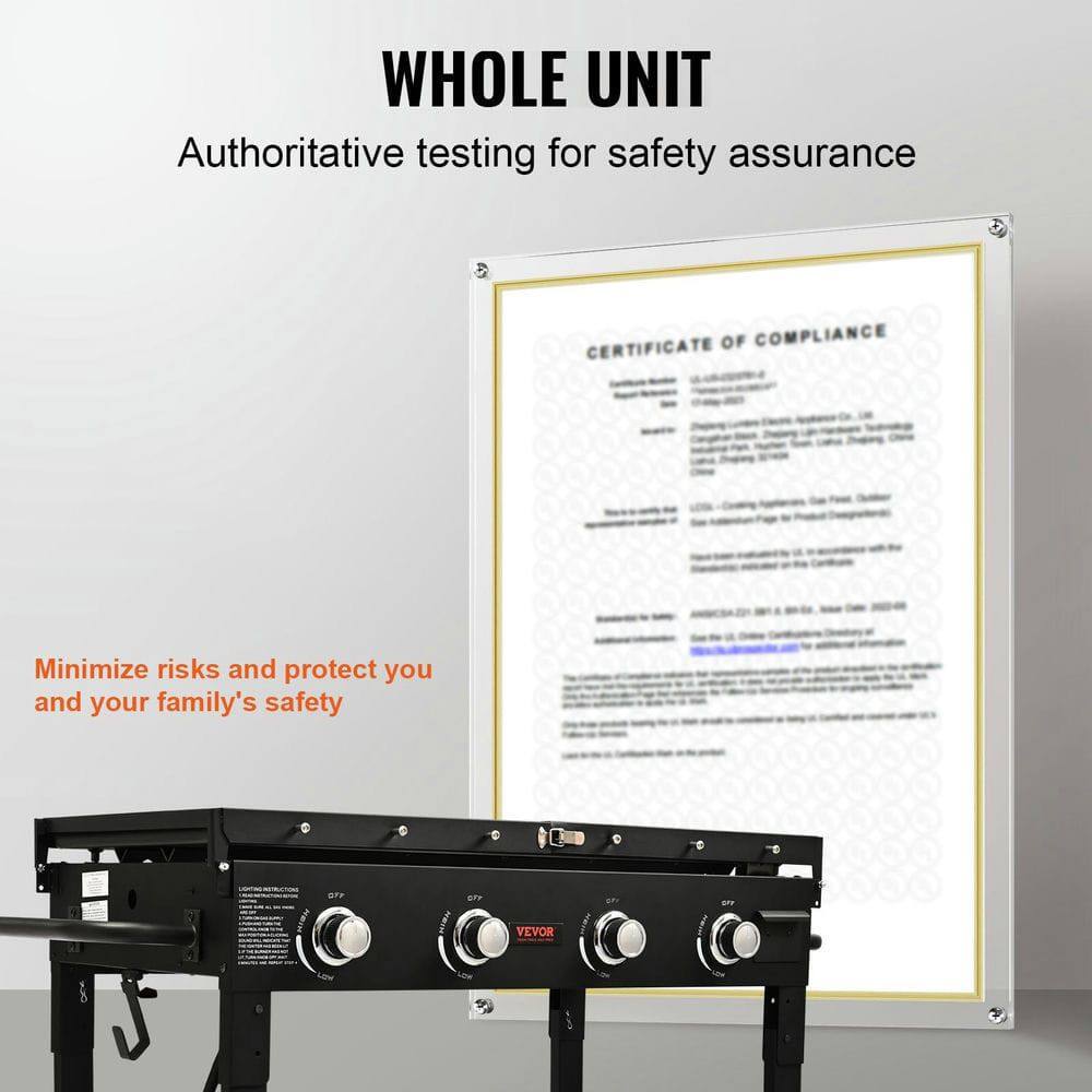 **WHOLE UNIT**  
Authoritative testing for safety assurance

**Minimize risks and protect you and your family's safety**

---

**CERTIFICATE OF COMPLIANCE**

[Details of the certificate would be here, including the product name, model number, manufacturer, and compliance standards.]