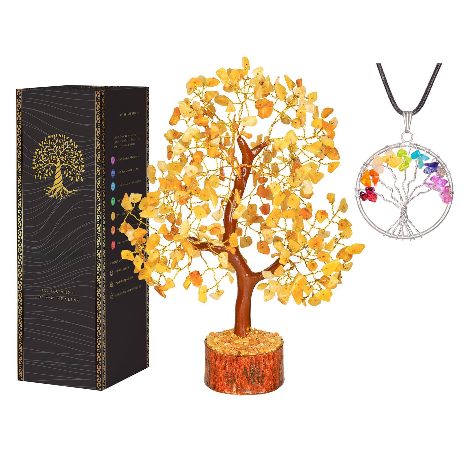 Yellow Aventurine Golden Wire