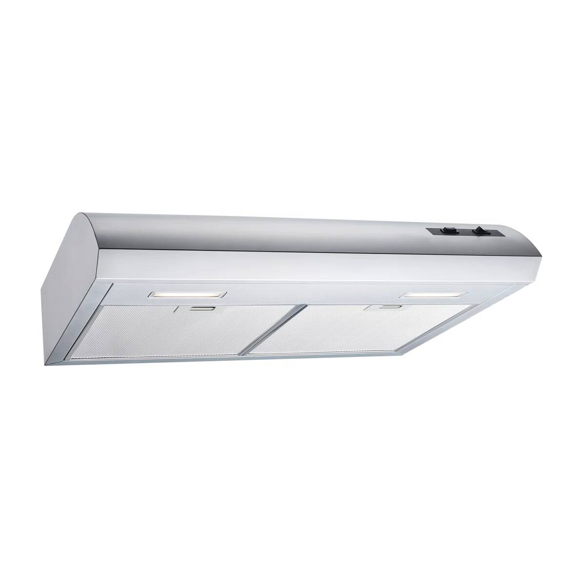 Left. Winflo - Winflo 30 inch Convertible 330-CFM Stainless steel Under Cabinet Range Hood - Stainless Steel.