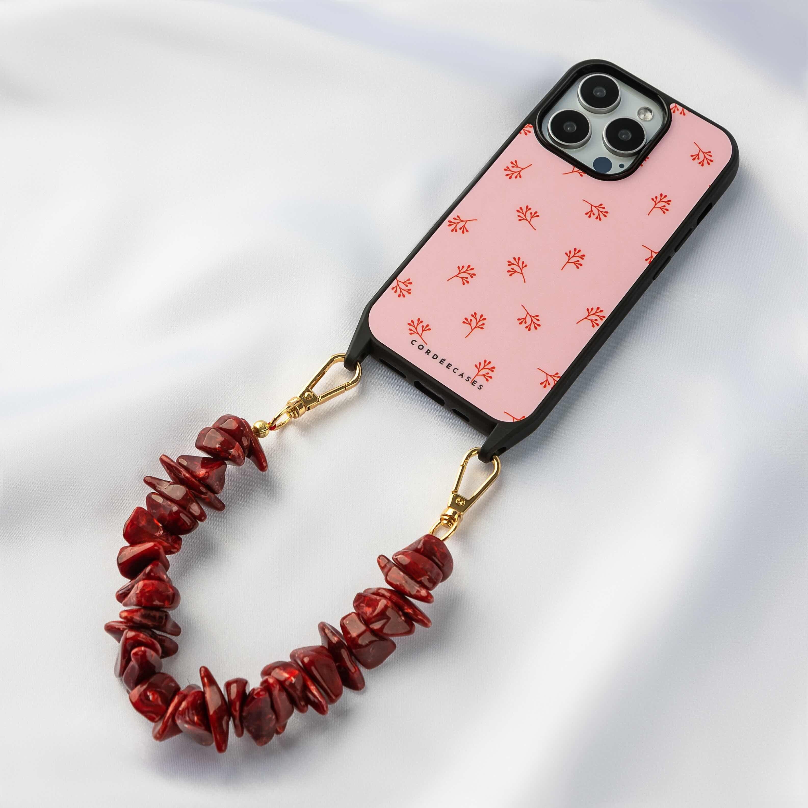 Cordée Cases - Coral Cove Phone Chain Set - Red