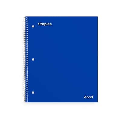 "Staples - Premium Poly 5-Subject Notebook, 8.5"" x 11"", College Ruled, 200 Sheets, (TR58318) - Blue" price history on PriceWatchPro