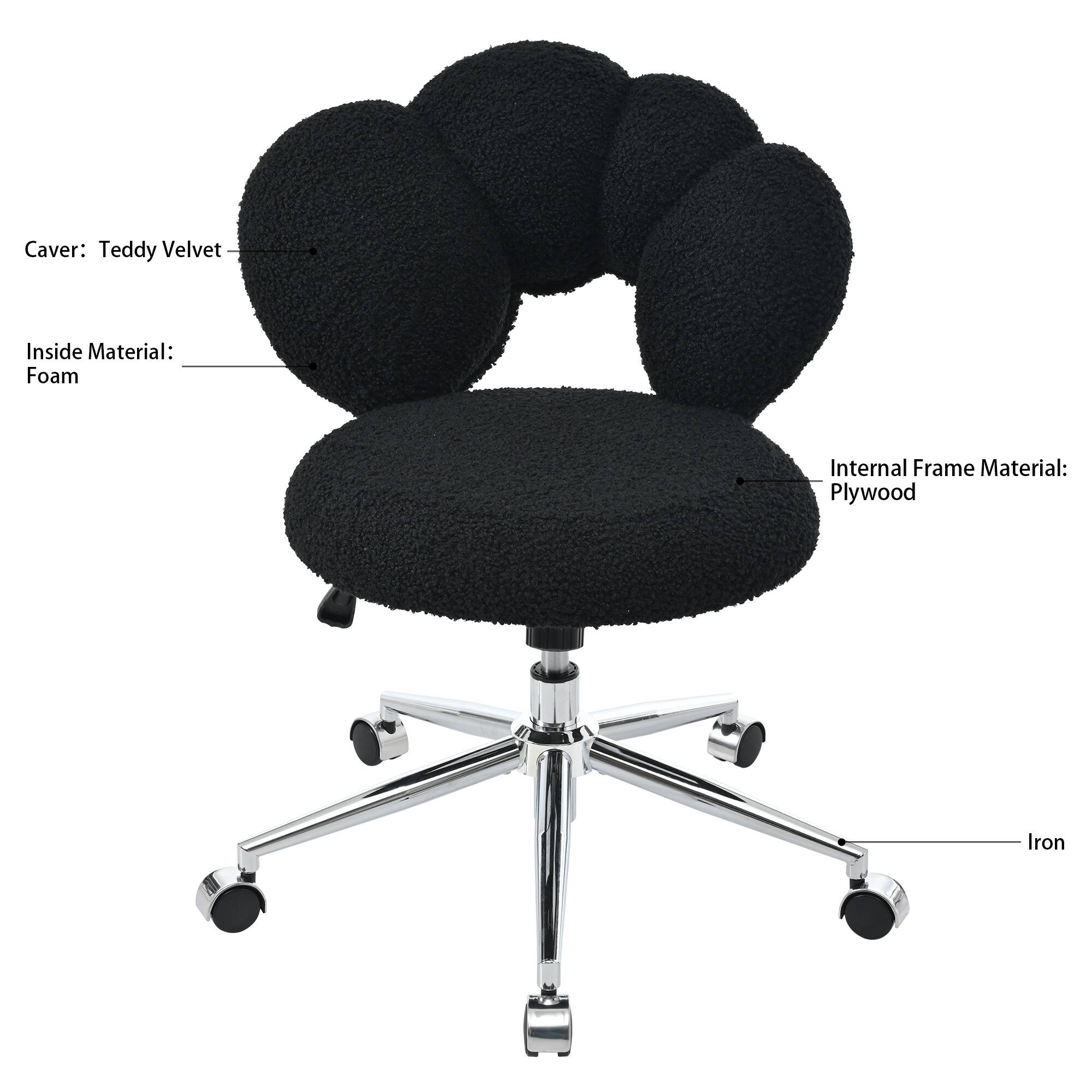 Caver: Teddy Velvet  
Inside Material: Foam  
Internal Frame Material: Plywood  
Iron