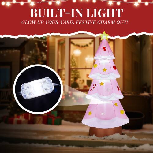 BUILT-IN LIGHT  
GLOW UP YOUR YARD, FESTIVE CHARM OUT!