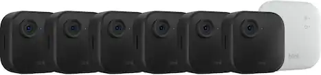 Blink - Outdoor 4 XR — Wireless security camera with extended range, up to 400 feet. Sync Module XR included — 6 Cameras - Black
