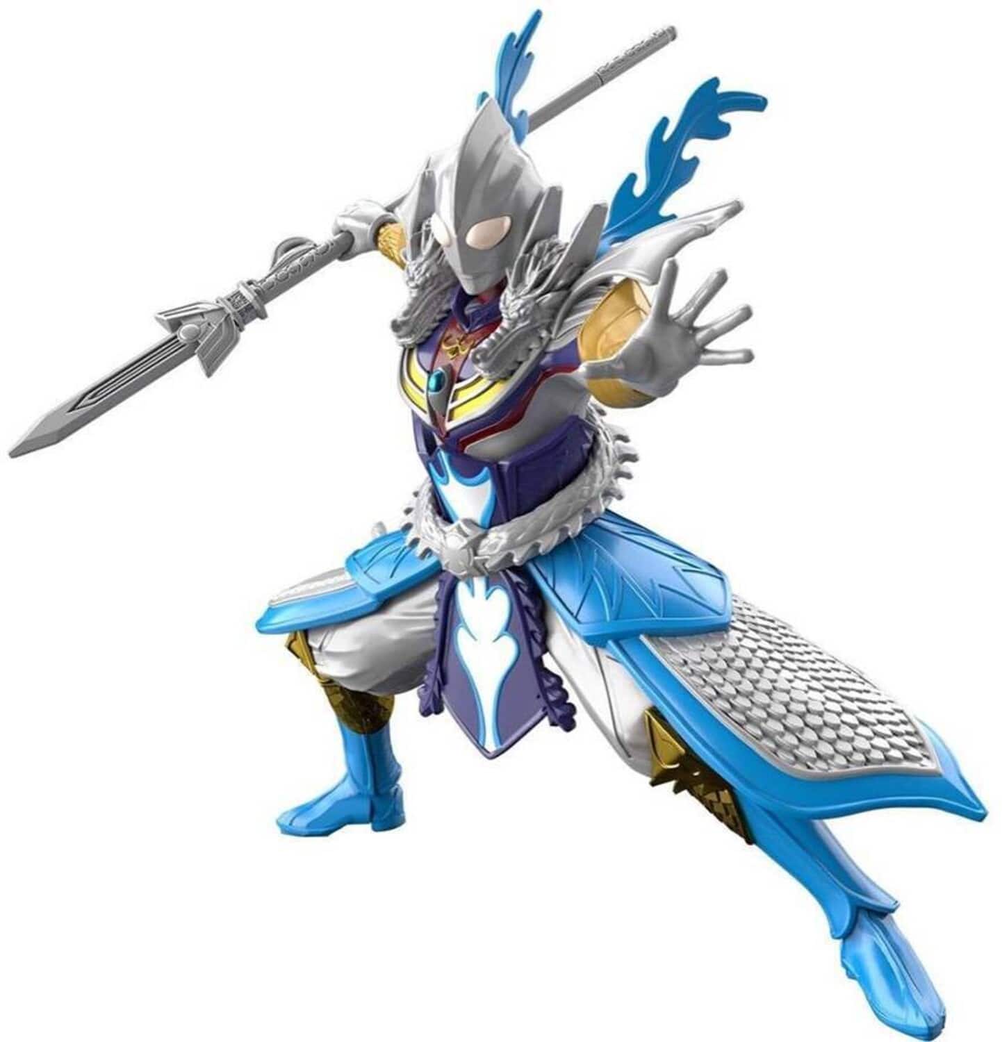 Bandai - Hobby - Ultraman - The Armour Of Legends - #07 Ultraman Tiga Zhao Yun Armour Model Kit - COLLECTABLES - Multicolor