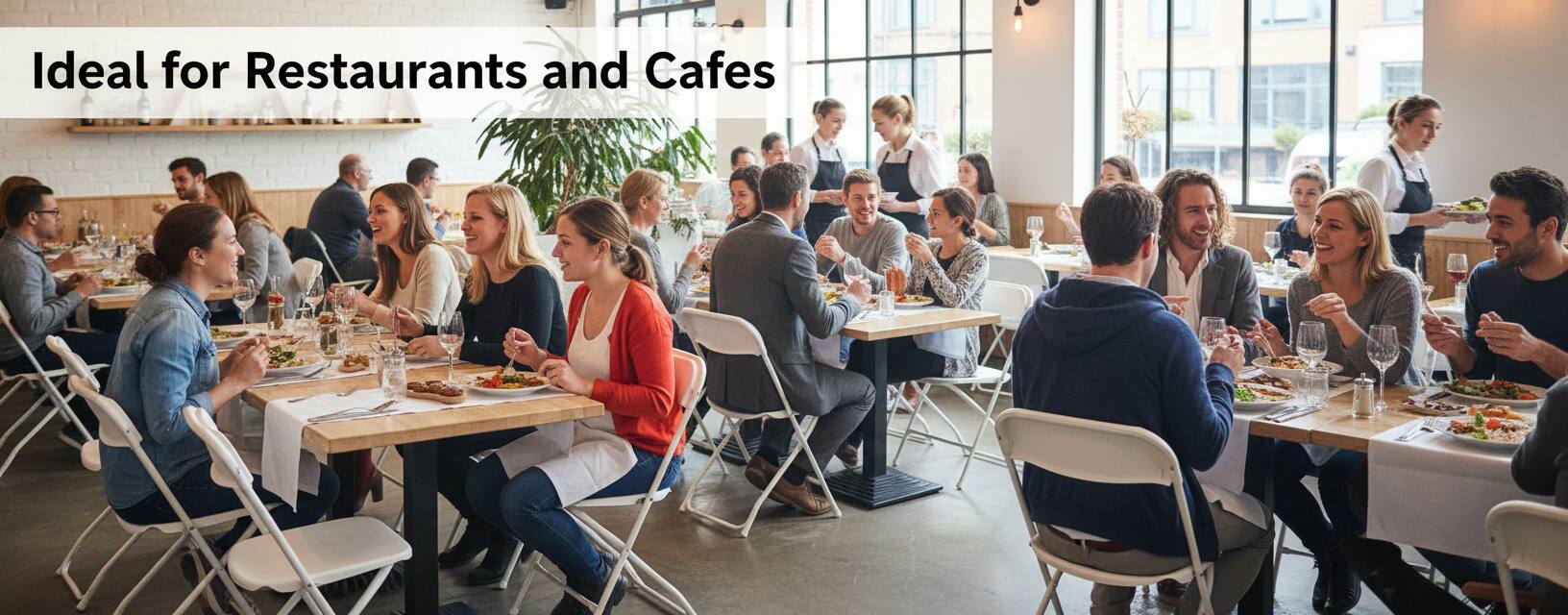 Ideal for Restaurants and Cafes