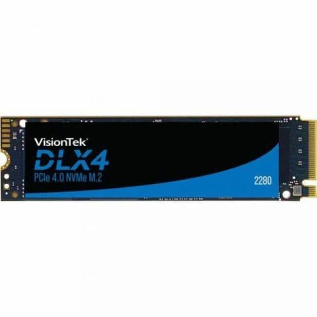 Visiontek - DLX4 512 GB Solid State Drive - M.2 2280 Internal - PCI Express NVMe (PCI Express NVMe 4.0 x4) - Desktop PC