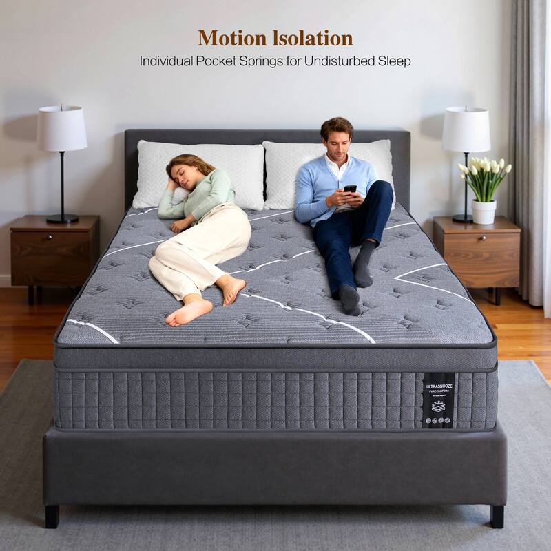 Motion Isolation  
Individual Pocket Springs for Undisturbed Sleep