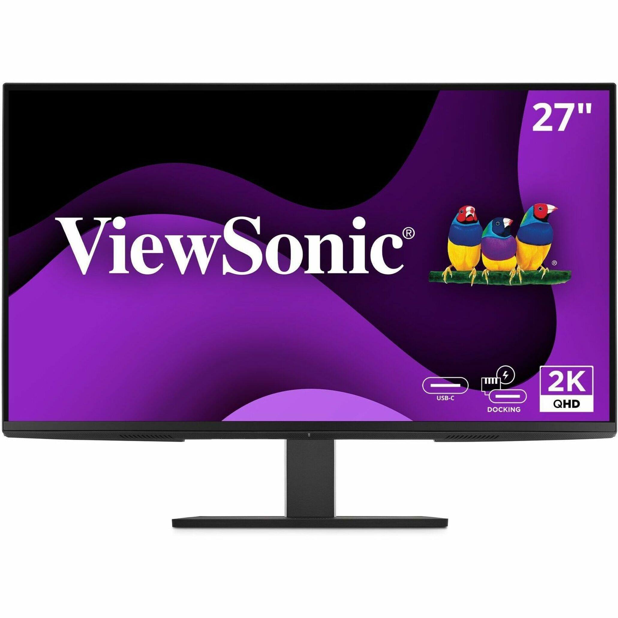 ViewSonic - VG2758-2K 27" IPS LED 100Hz Monitor (USB, HDMI) - Black