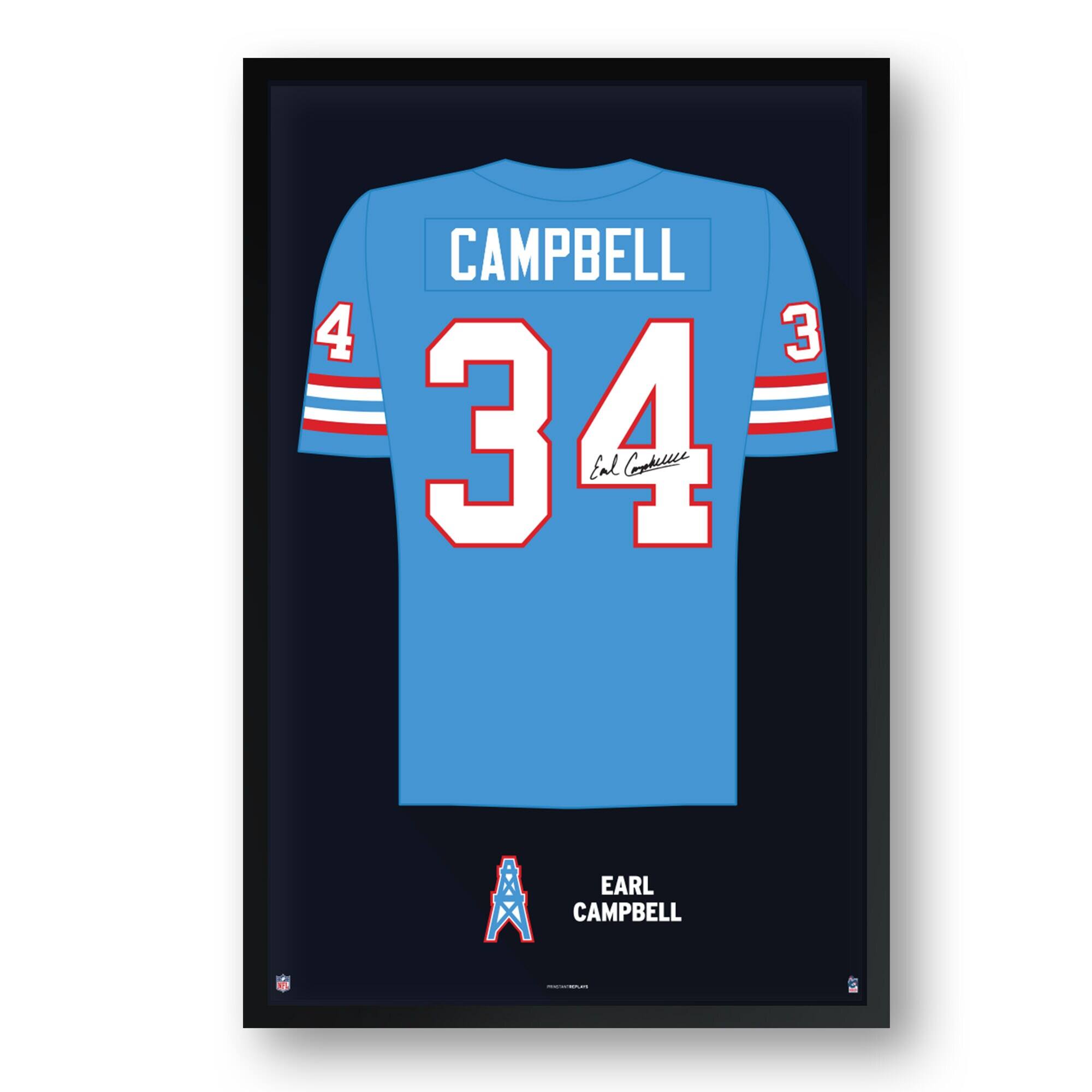 CAMPBELL  
34  
Earl Campbell  

EARL CAMPBELL