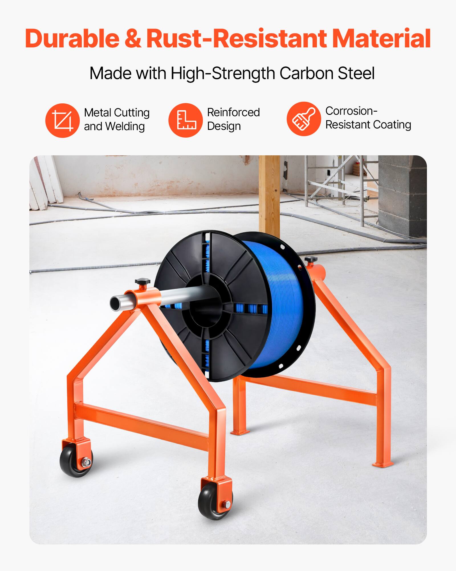 Durable & Rust-Resistant Material
Made with High-Strength Carbon Steel
Metal Cutting and Welding
Reinforced Design
Corrosion-Resistant Coating