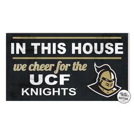 Jardine - UCF Knights 11'' x 20'' Indoor/Outdoor In This House Sign - Black