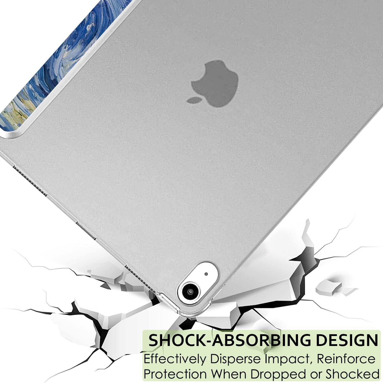 SHOCK-ABSORBING DESIGN  
Effectively Disperse Impact, Reinforce Protection When Dropped or Shocked
