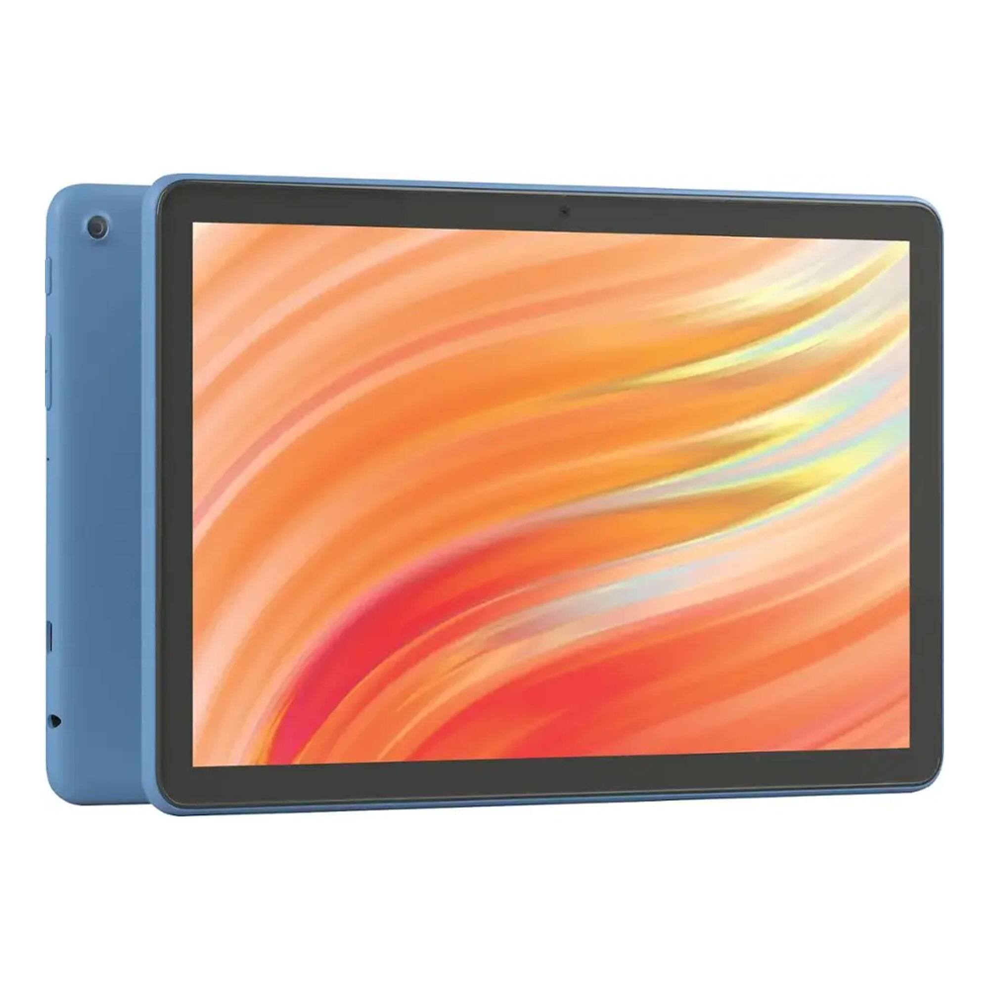 Alt View 1. Amazon - Amazon Fire HD 10 64GB 10.1" Tablet 13th Gen Ocean+Jlab Wireless Earbuds Bundle - Ocean.