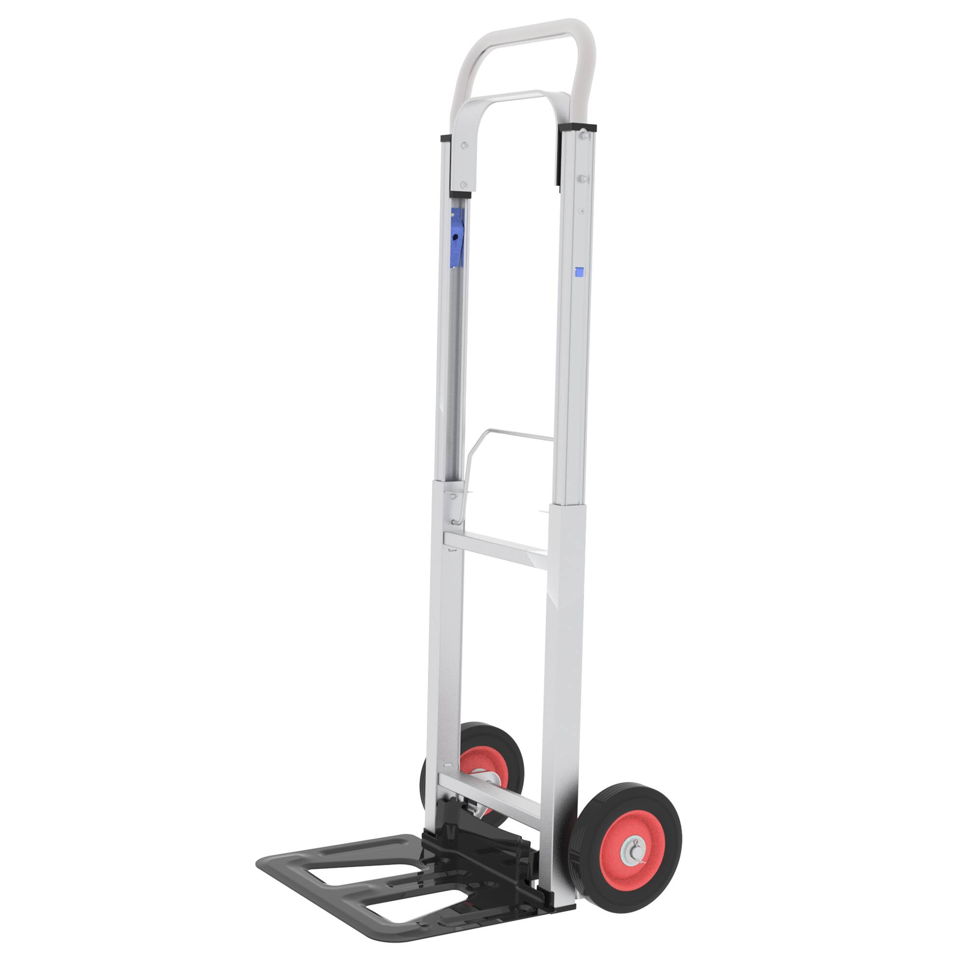 Alt View 1. LOVMOR - Heavy Duty Folding Hand Truck Dolly with Wheels and Telescoping Handle - Antique Black.