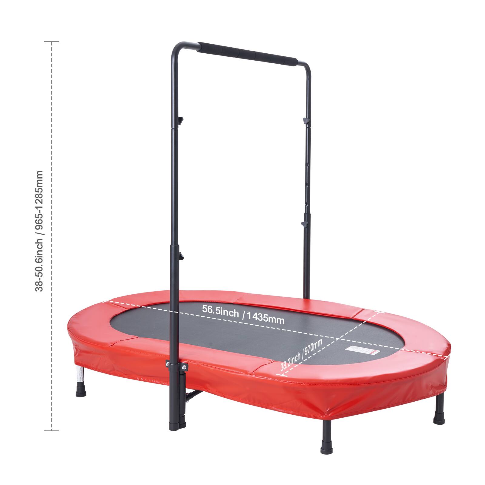 The corrected text is:

285mm 965-1 965-1 - 6inch 38-50.6in 56.5inch 56.5inch /1435mm 1 435mm 38.2inch/970mm 1970mm 38 38.2inch