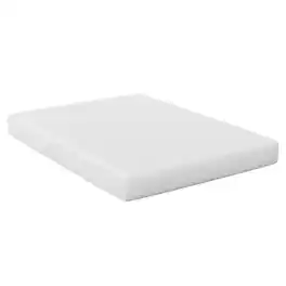 Furniture of America - 10 Inch High Density Memory Foam Mattress, Premium Plush Comfort, Removable Breathable Cover, CertiPUR-US Certified - White