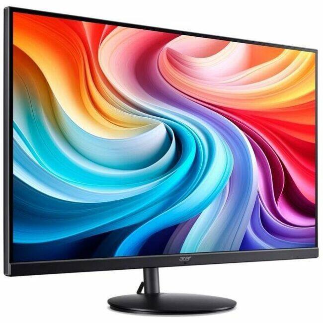 Angle. Acer - Acer EB321HQU C3 32" Class WQHD LED Monitor - 16:9 - Black - 31.5" Viewable - 2560 x 1440 - 250 Nit - 1 ms - 100 Hz - Black.
