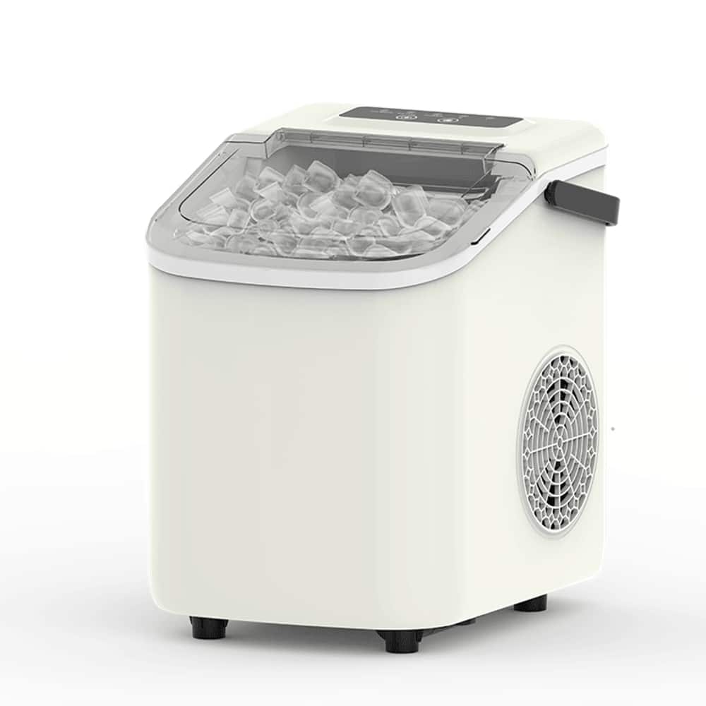 Loheer - Portable Ice Maker Countertop 26 lbs Daily Bullet Ice Machine with Self Cleaning for Camping and Home - Beige price history on PriceWatchPro