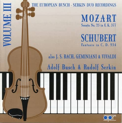 Busch,Adolf / Serkin,Rudolf - Play Vivaldi/Bach/Geminiani/&   - COMPACT DISCS [CD] price history on PriceWatchPro