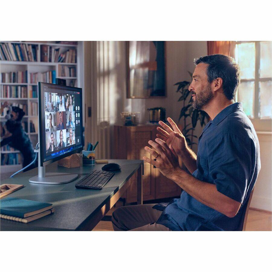 Alt View 4. HP - HP EliteStudio 8 AiO G1i All-in-One Computer - Intel Core Ultra 7 265 - vPro Technology - 32 GB - 1 TB SSD - 23.8" Full - Pike Silver.