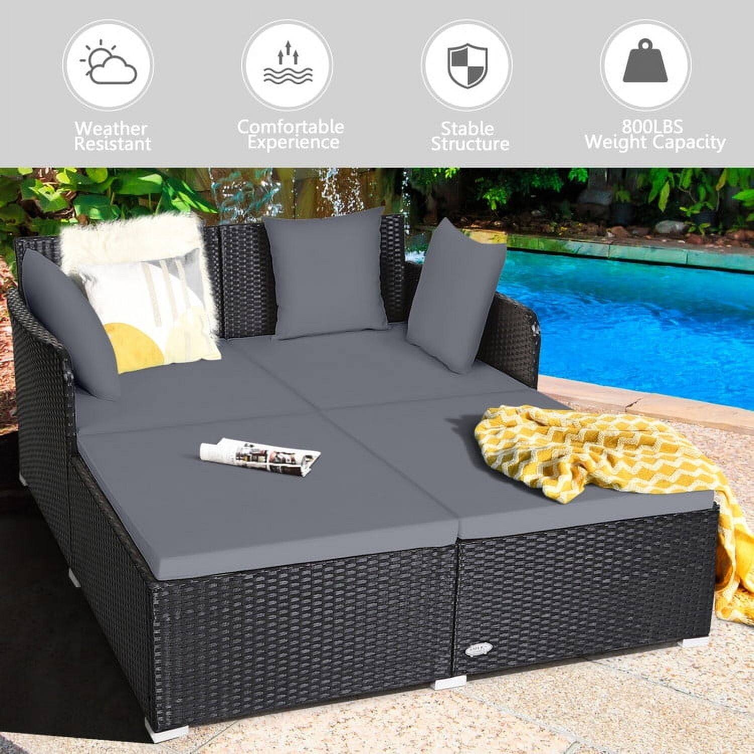 Weather Resistant  
Comfortable Experience  
Stable Structure  
800LBS Weight Capacity