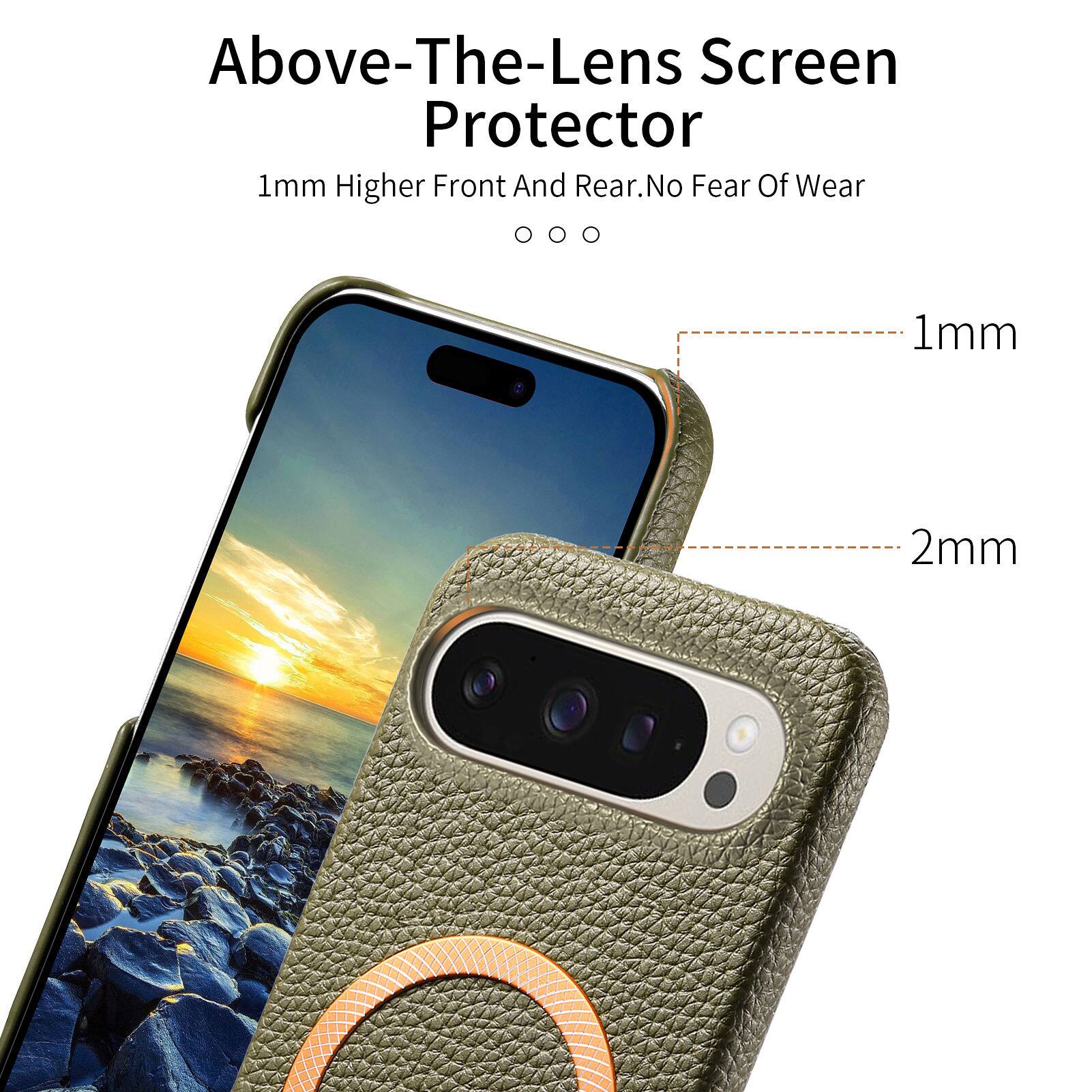 Above-The-Lens Screen Protector  
1mm Higher Front And Rear. No Fear Of Wear  
1mm  
2mm