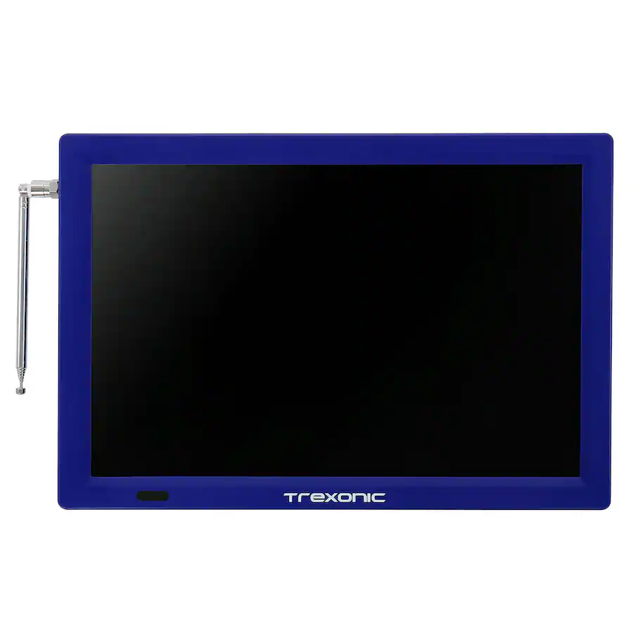 Trexonic Portable Rechargeable 14 Inch LED TV with HDMI, SD/MMC, USB ...
