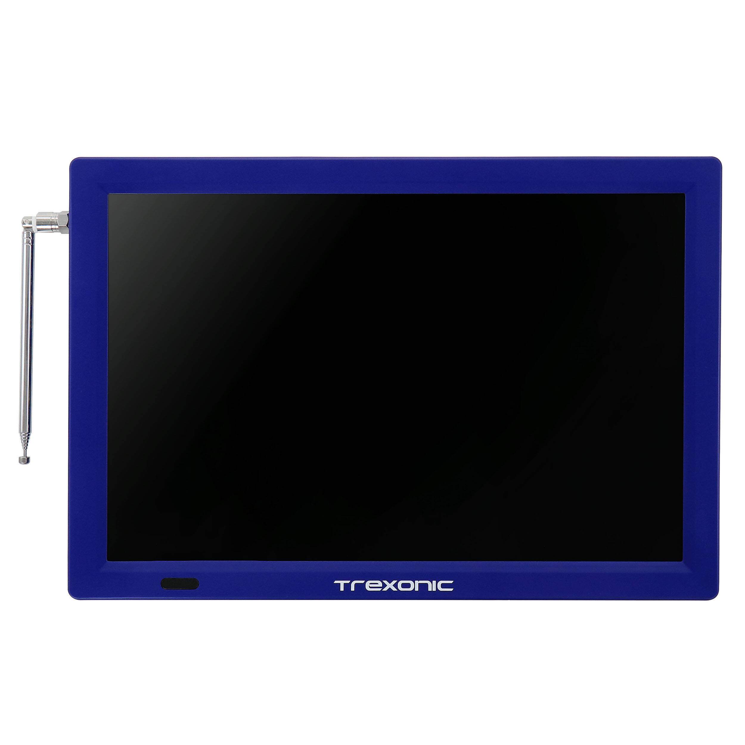 Alt View 1. Trexonic - Trexonic Portable Rechargeable 14 Inch LED TV with HDMI, SD/MMC, USB, VGA, AV In/Out and Built-in Digital Tuner - Blue.