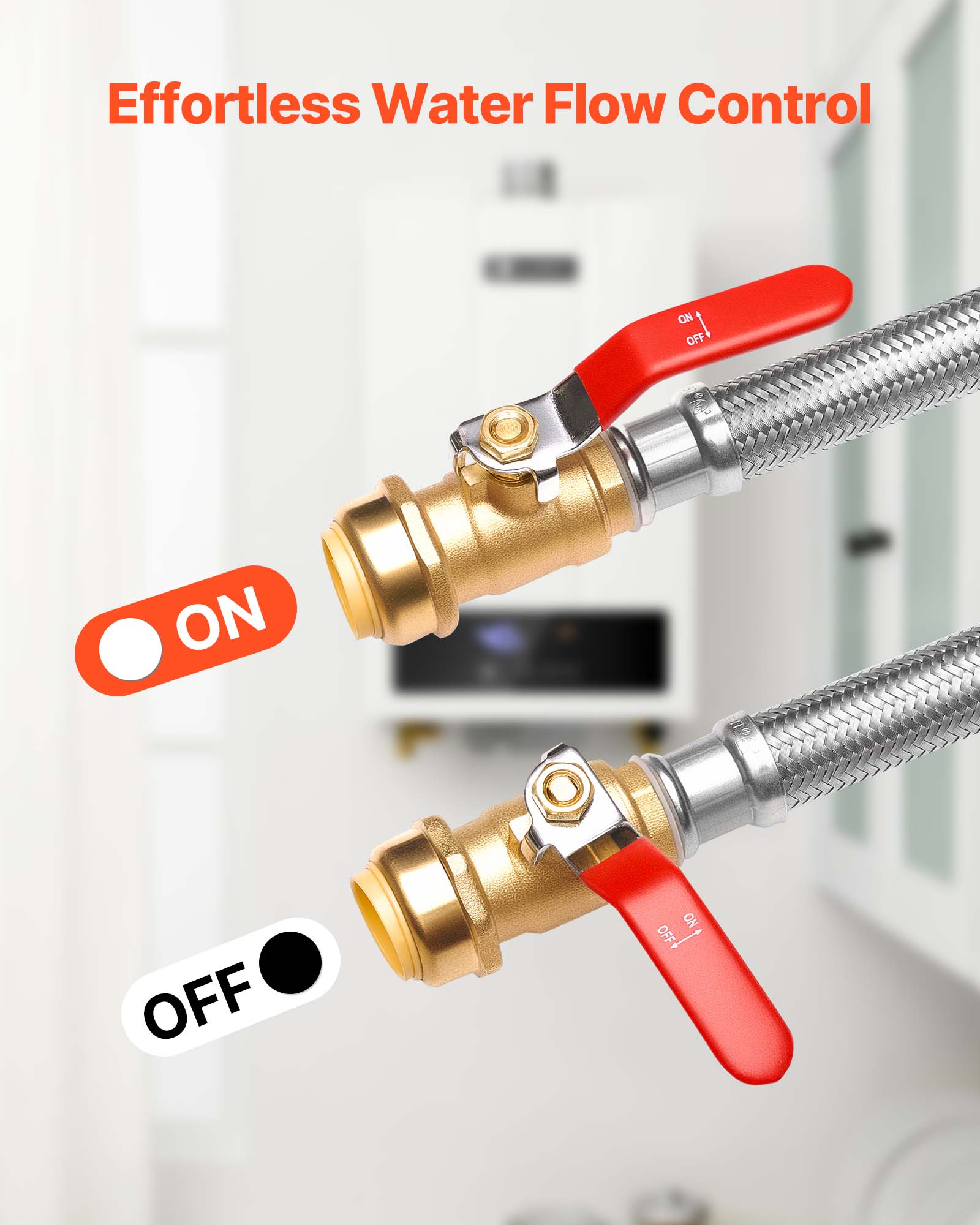 Effortless Water Flow Control

ON OFF ON OFF NO OFF