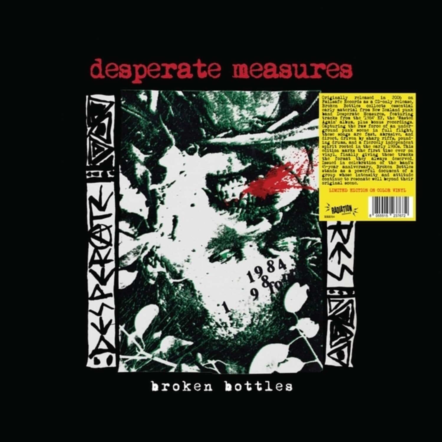 Desperate Measures - Broken Bottles   - VINYL LP