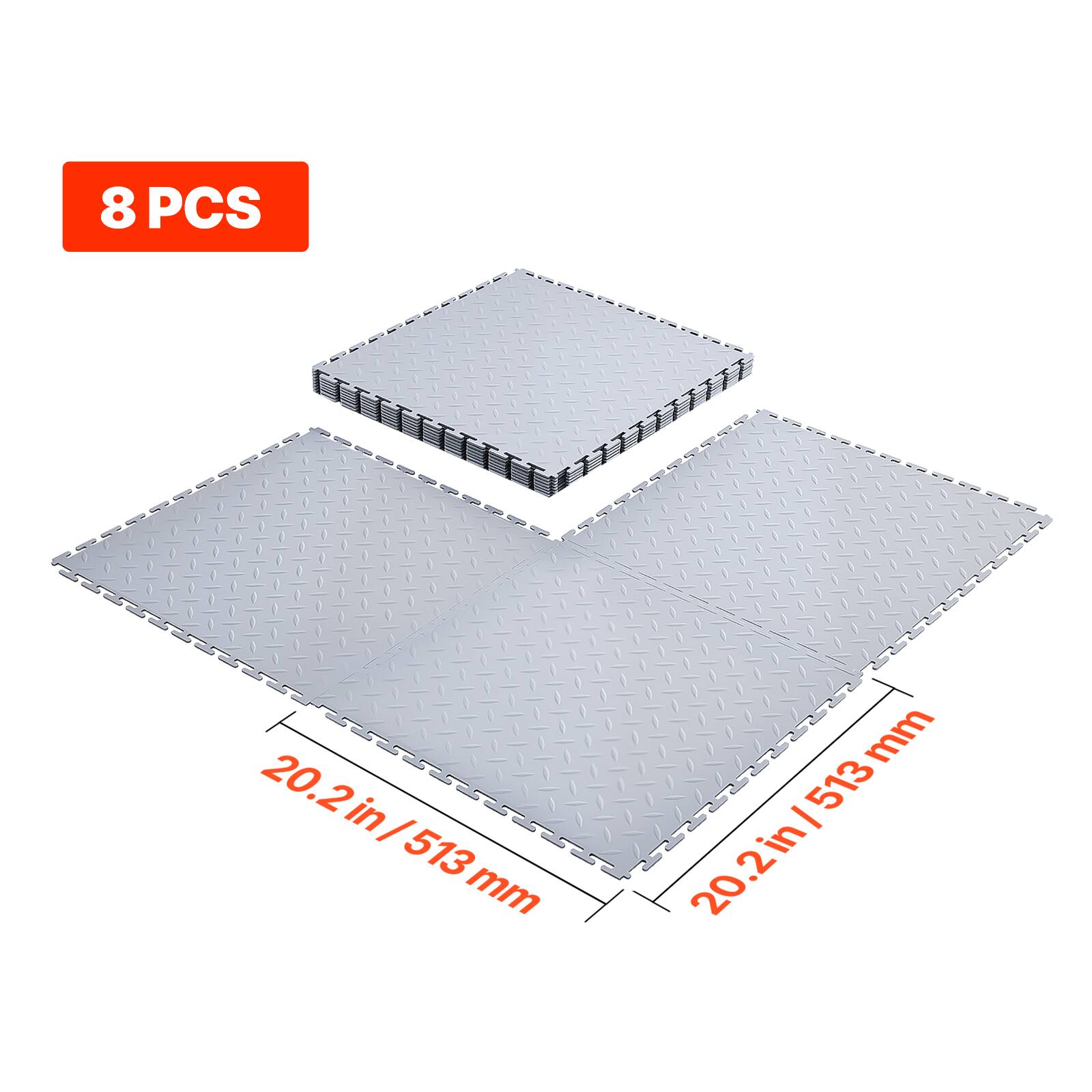 8 PCS  
20.2 in / 513 mm