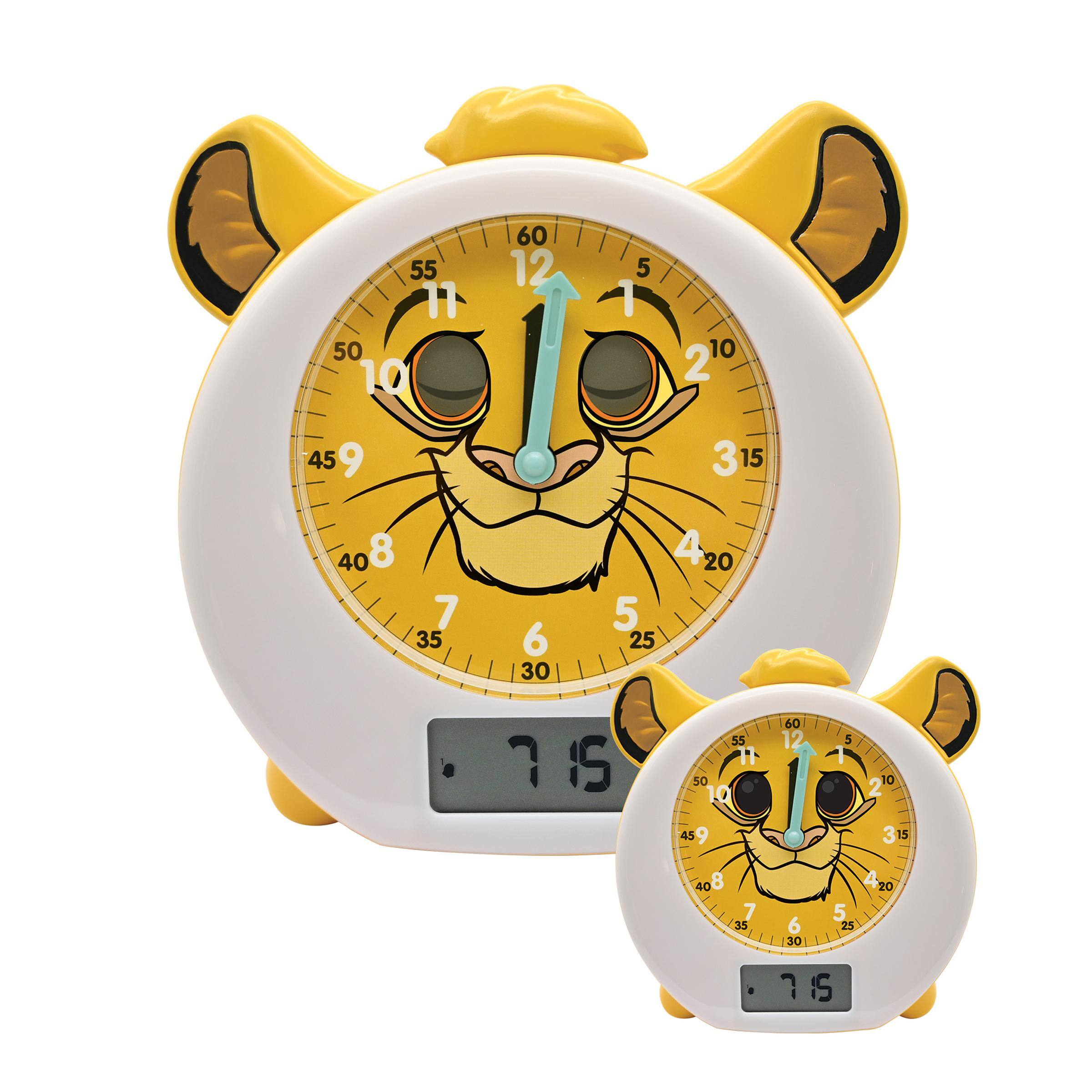 Alt View 6. Lexibook - Disney The Lion King, Simba, My Educational Sleep Companion, Alarm clock, nightlight, dawn simulator, timer, dual time - GREEN.