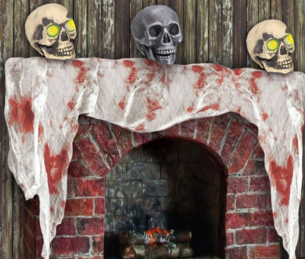Forum Novelties - Bloody Gauze Drapery Halloween Décor - Red