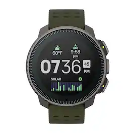 SUUNTO - Vertical: Adventure GPS Watch, Large Screen, Offline Maps, Solar Charging - Titanium/Forest - Green - (2023)